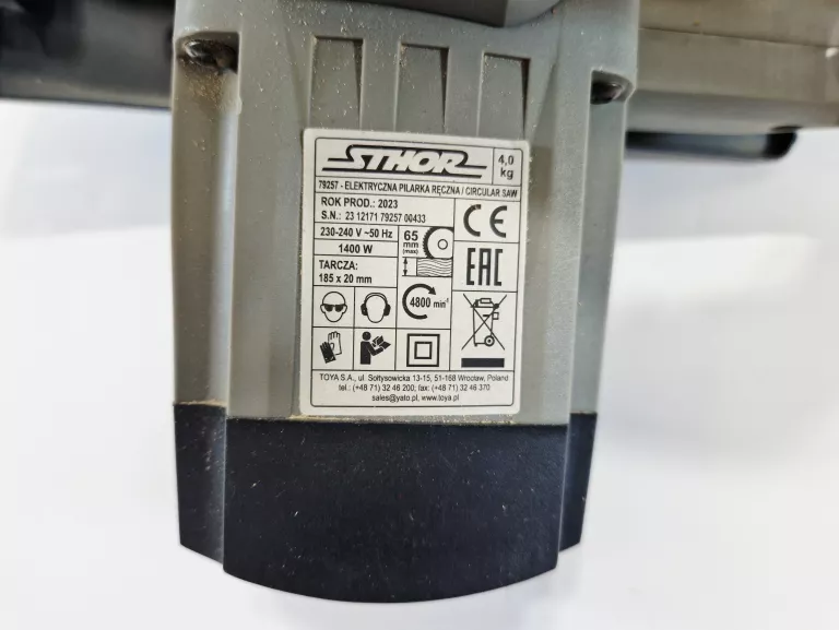 PIŁA PILARKA TARCZOWA STHOR 79257 1400W 185MM