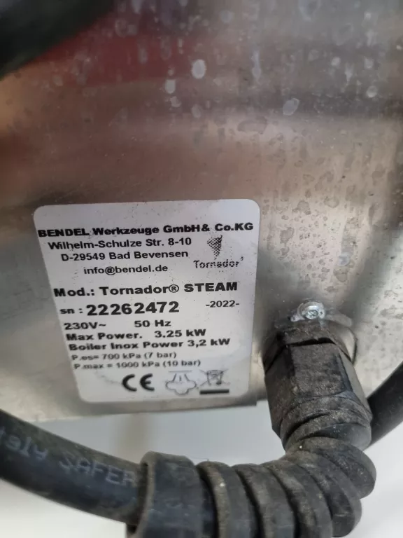 MYJKA PAROWA MARKI TORNADOR STEAM