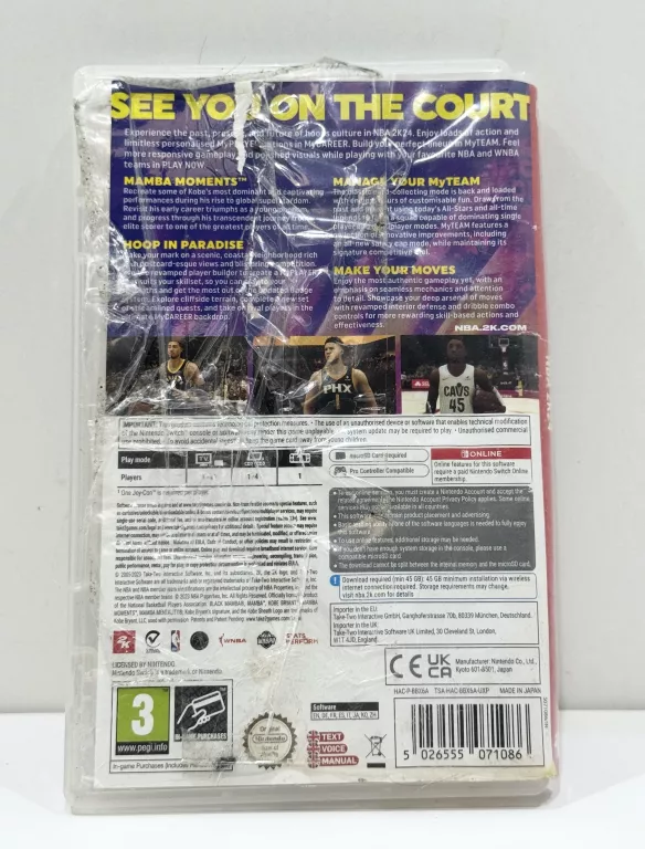 GRA NINTENDO SWITCH NBA 2K24