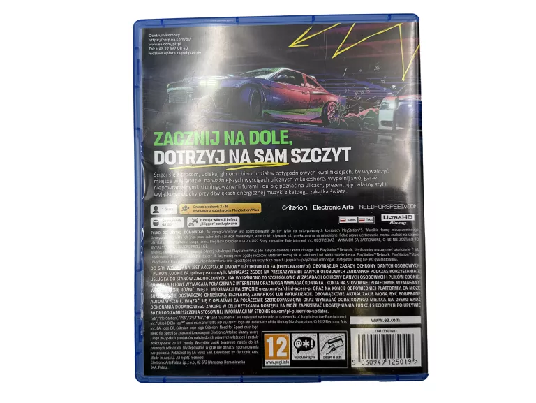 GRA PS5 PLAYSTATION 5 NFS NEED FOR SPEED UNBOUND