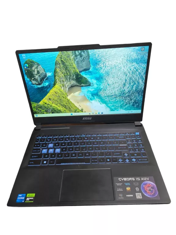 LAPTOP MSI CYBORG 15 INTEL CORE I5-12450H / 16 GB / 512 GB / RTX 4060