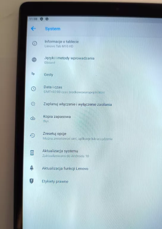 TABLET LENOVO TAB M10 HD 4/64GB LTE + ETUI/PUDEŁKO