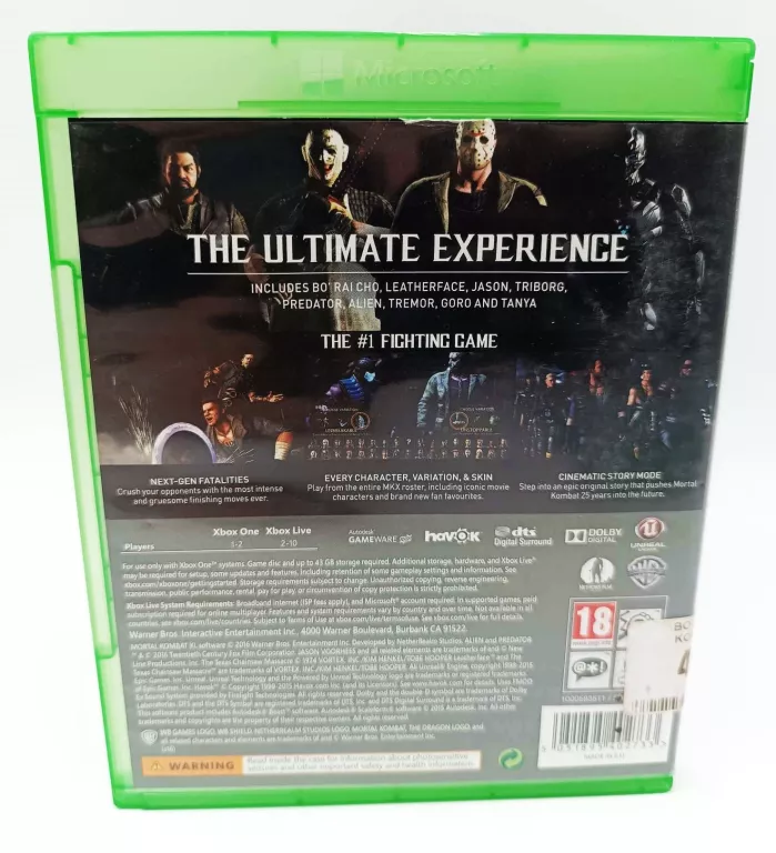 MORTAL KOMBAT XL GRA XBOX ONE