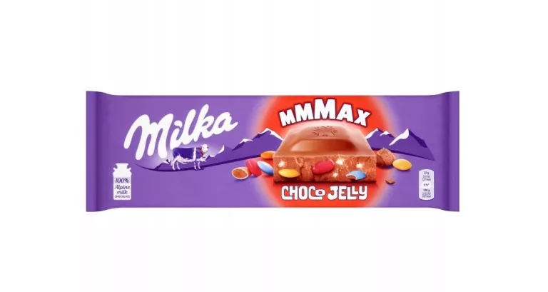CZEKOLADA MILKA MMMAX CHOCO JELLY 250G
