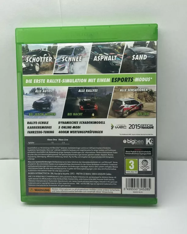 GRA XBOX ONE WRC5