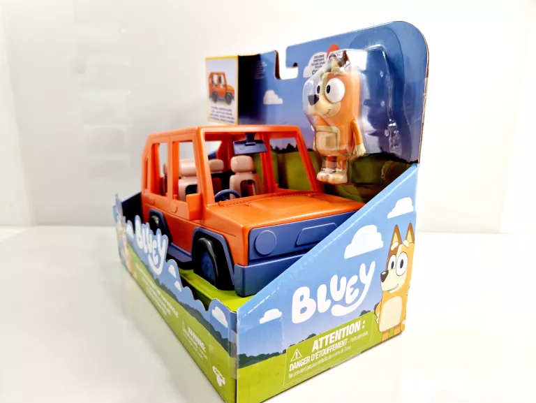 POJAZD MOOSE TOYS BLUEY FIGURKA RODZINNA WYCIECZKA SAMOCHODOWA BLU17661