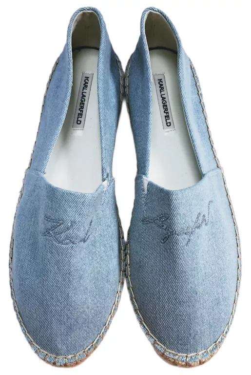 BUTY R.39 KARL LAGERFELD ESPADRYLE NIEBIESKIE 2230088317990