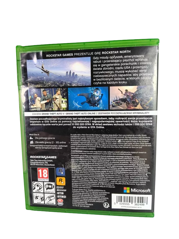 GRAND THEFT AUTO V - EDYCJA PREMIUM GRA XBOX ONE