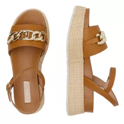 BUTY R.40 LIU JO SANDAŁY BRĄZOWE