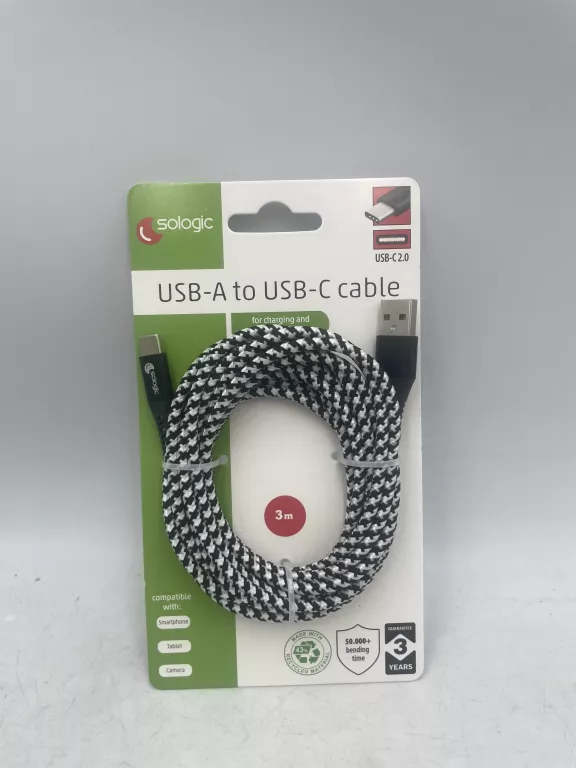 KABEL USB-A TO C