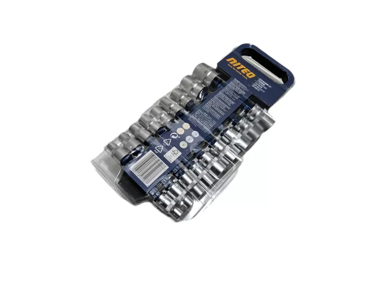 KLUCZ NASADOWY 1/2" Z NASADKAMI NITEO