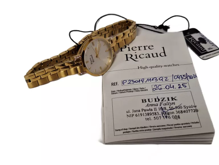 PIERRE RICAUD  P23019.1113QZ ZESTAW GWARANCJA