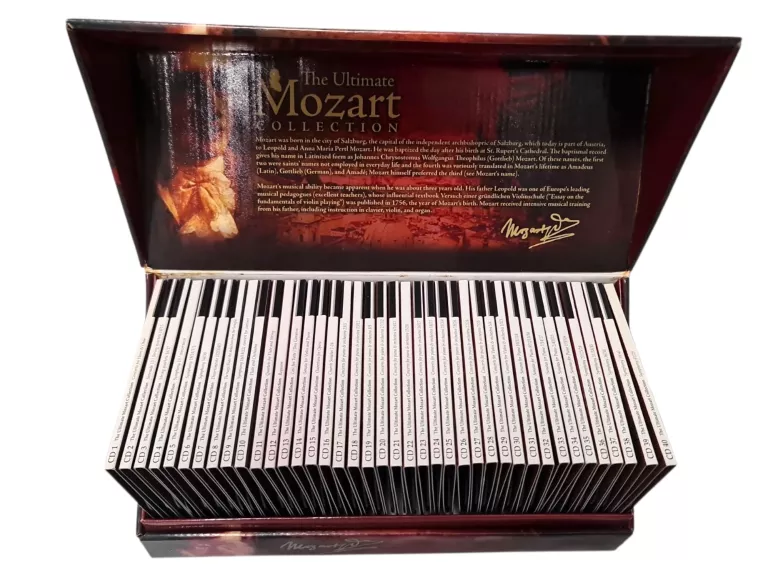 ZESTAW PŁYT THE ULTIMATE MOZART COLLECTION 40 CDS W PUDEŁKU