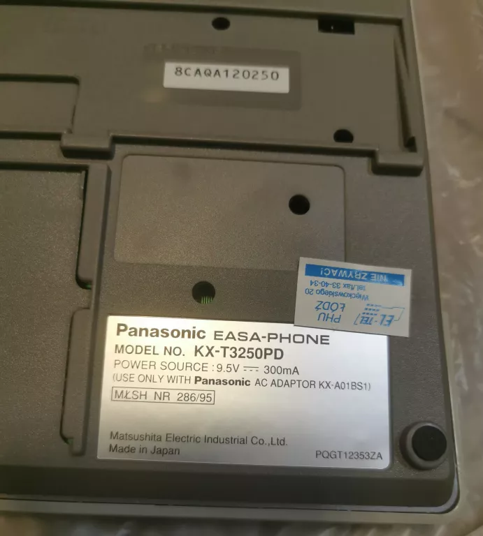 TELEFON STACJONARNY PANASONIC KX-T3250PD KPL