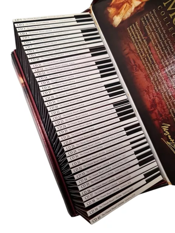 ZESTAW PŁYT THE ULTIMATE MOZART COLLECTION 40 CDS W PUDEŁKU