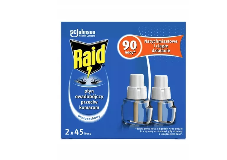 RAID ZAPAS PŁYN PRZECIW KOMAROM 45 NOCY