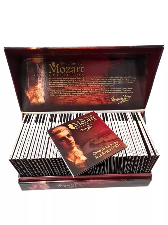 ZESTAW PŁYT THE ULTIMATE MOZART COLLECTION 40 CDS W PUDEŁKU