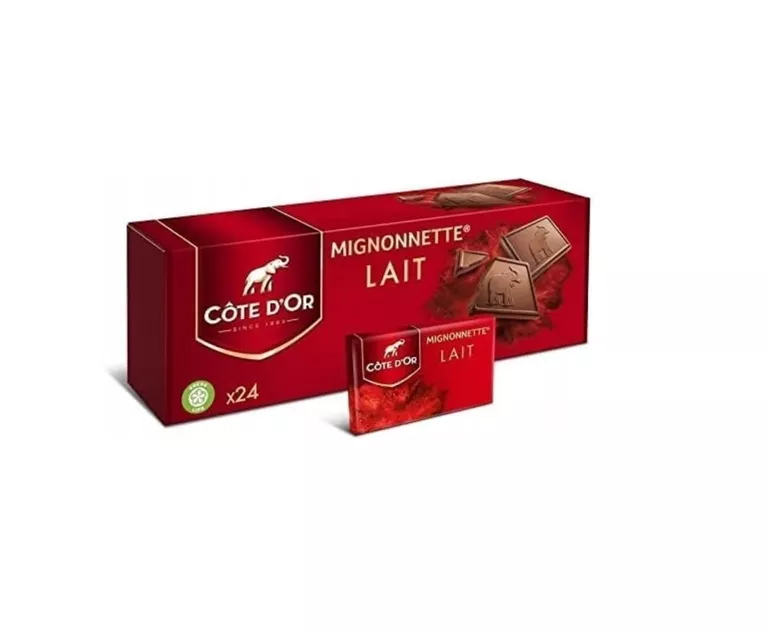 BELGIJSKIE CZEKOLADKI MLECZNE COTE D'OR (24X10G)