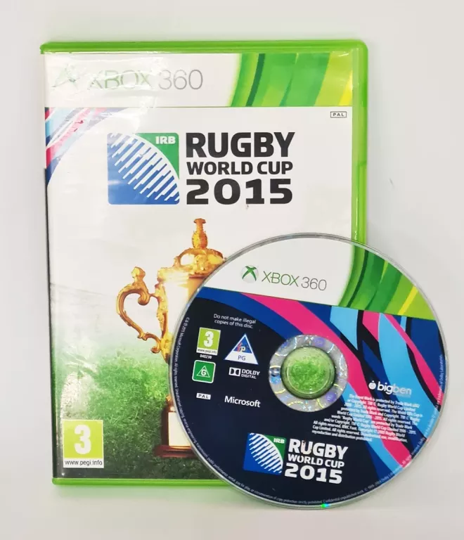 GRA XBOX 360 RUGBY WORLD CUP 2015