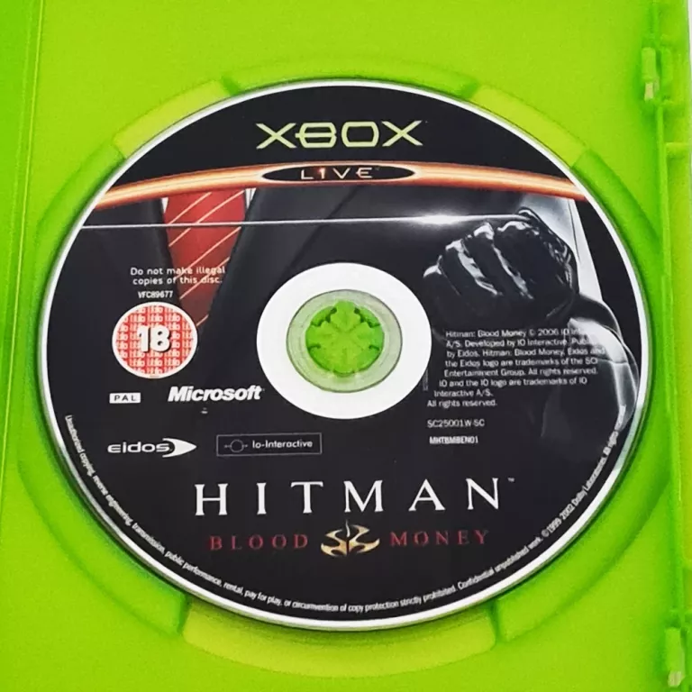 HITMAN BLOOD MONEY XBOX