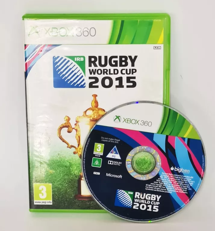 GRA XBOX 360 RUGBY WORLD CUP 2015
