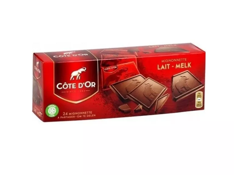 BELGIJSKIE CZEKOLADKI MLECZNE COTE D'OR (24X10G)