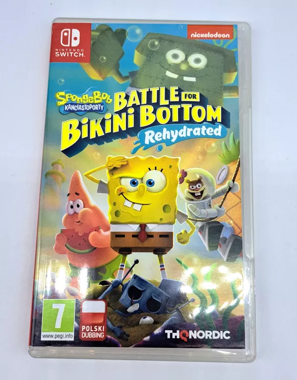 GRA NINTENDO SWITCH SPONGEBOB KANCIASTOPORTY BATTLE FOR BIKINI BOTTOM