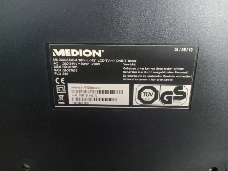 TELEWIZOR MEDION MD30305