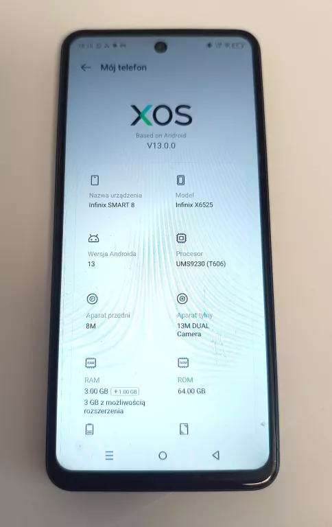 TELEFON INFINIX SMART 8 PRO 3/64GB