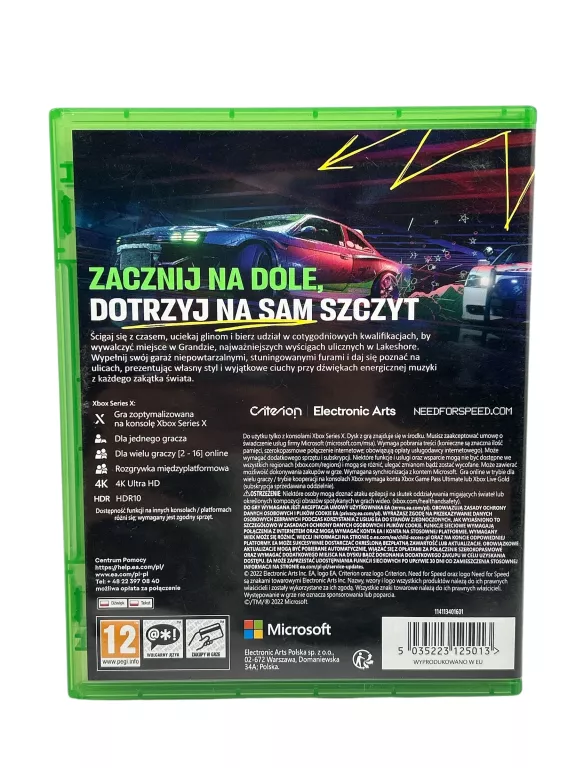 NFS UNBOUND PL - XBOX SERIES X