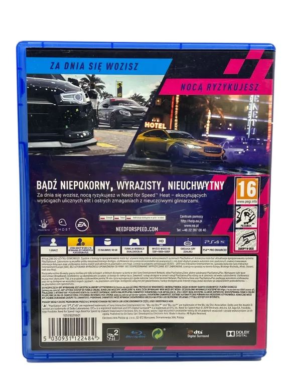 GRA NEED FOR SPEED HEAT PLAYSTATION 4