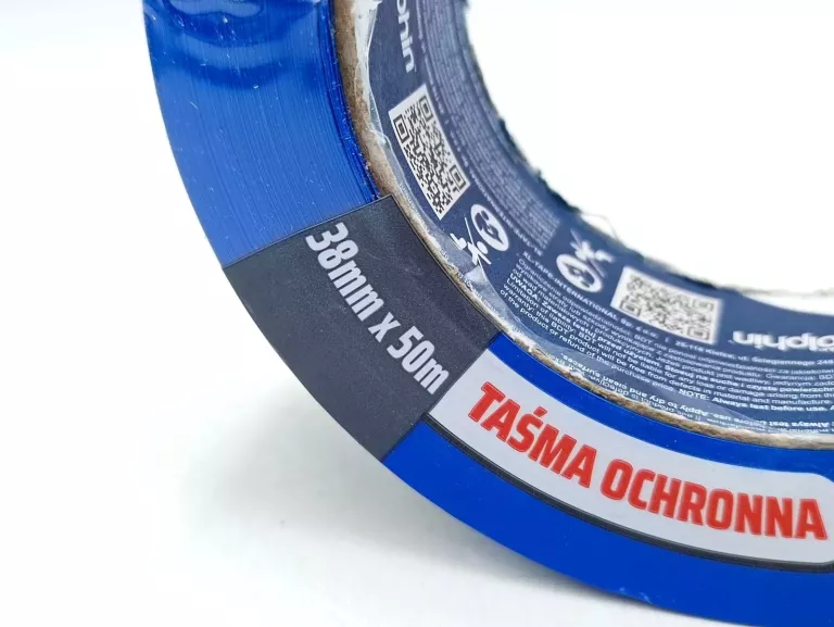 TAŚMA OCHRONNA ZEWNĘTRZNA 38MM X 50M BLUE DOLPHIN