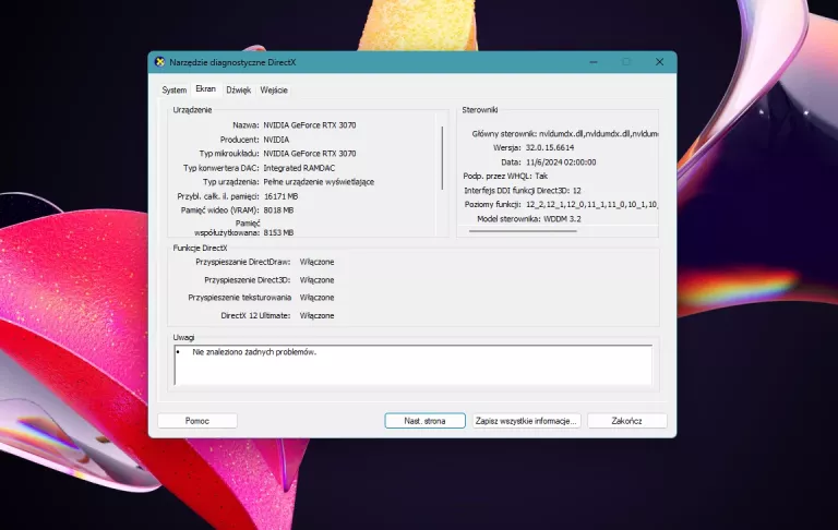 KOMPUTER STACJONARNY R7 5800X 16GB RAM 2360GB SSD/HDD RTX 3070 WIN 11 PRO