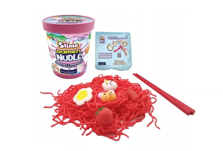 RAMEN NUDLE SLIME MARZENIE JEDNOROŻCA MAKARON SLIME ZESTAW KREATYWNY EPEE