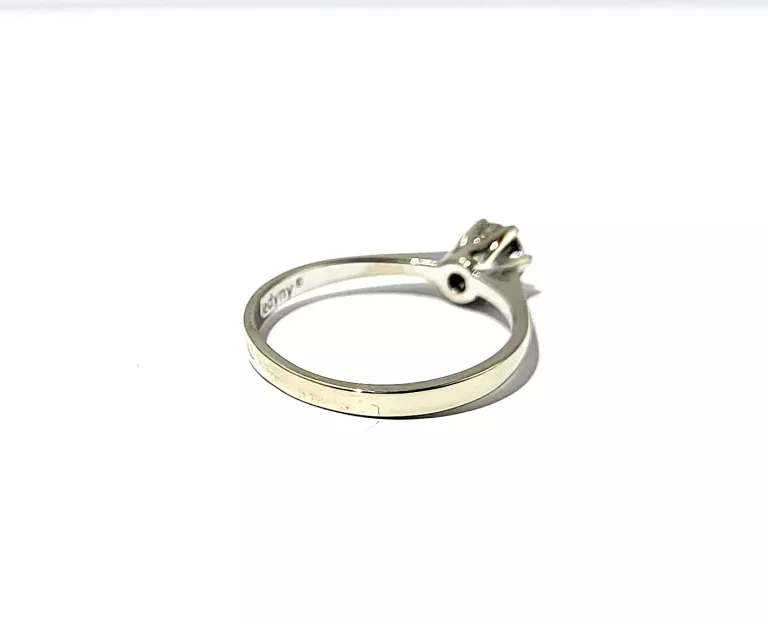 PIĘKNY ZŁOTY PIERŚCIONEK 585 1,91 G 0,38CT R.14