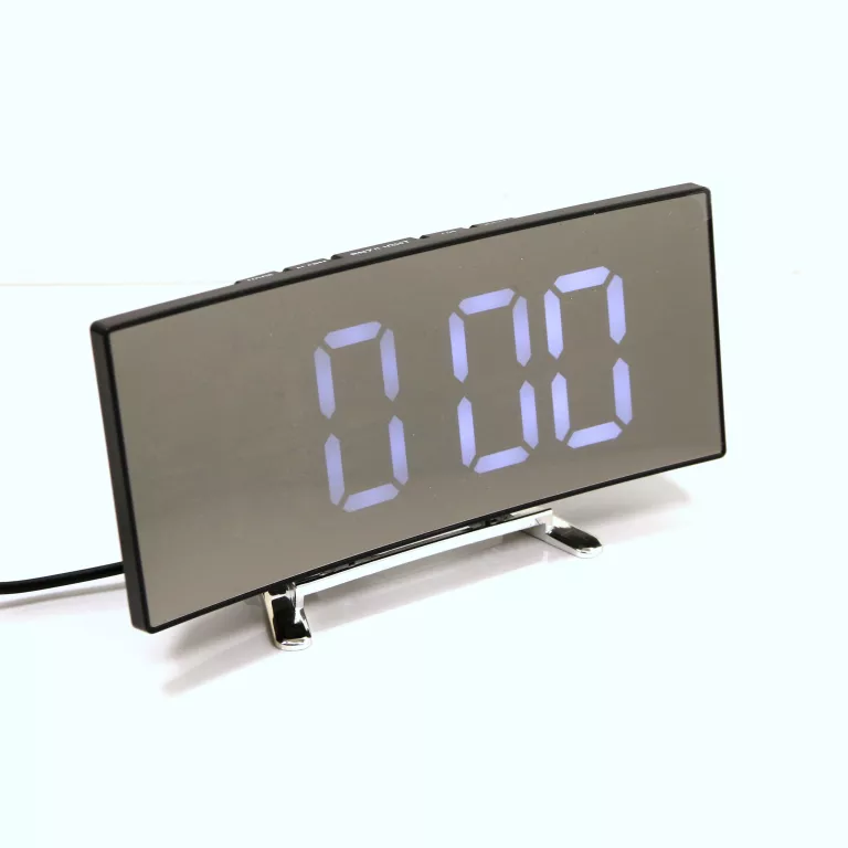 ZEGAREK ELEKTRONICZNY BUDZIK CZARNY