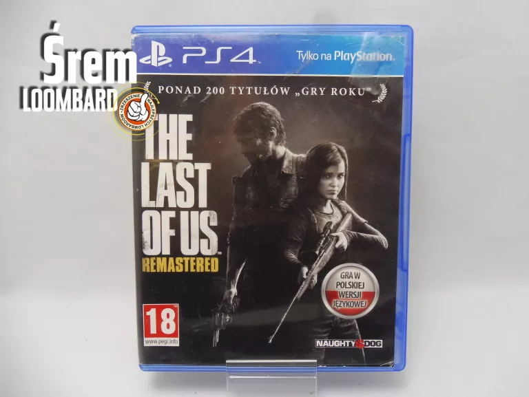 GRA THE LAST OF US REMASTERED NA PS4, DB STAN!