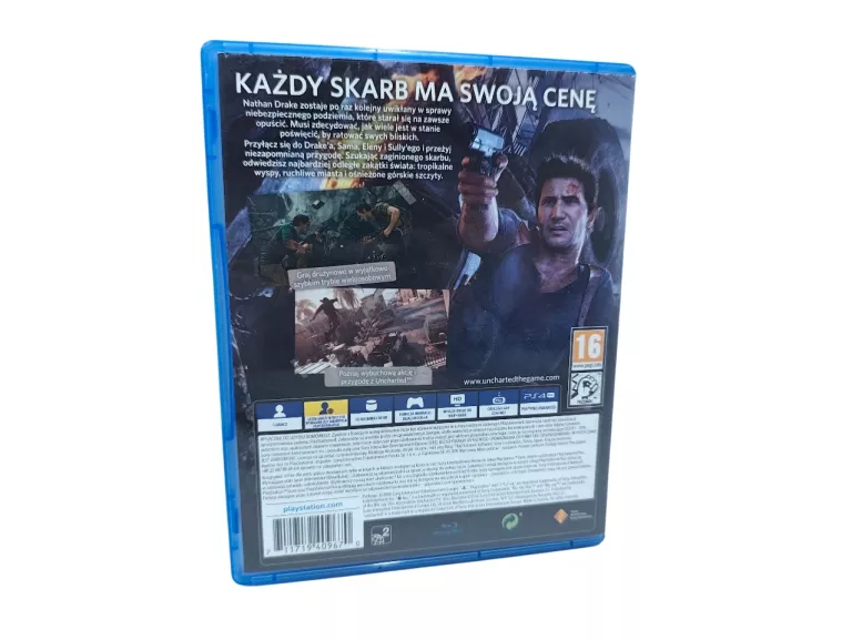 GRA PS4 UNCHARTED 4 KRES ZŁODZIEJA
