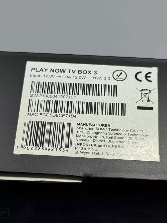 SMART TV BOX PLAY BOX 3