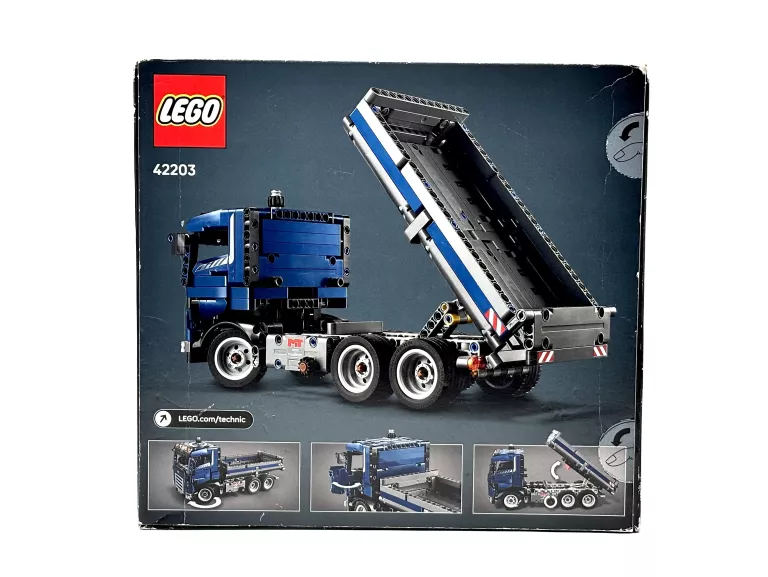 LEGO TECHNIC 42203 WYWROTKA Z PRZECHYLANĄ SKRZYNIĄ