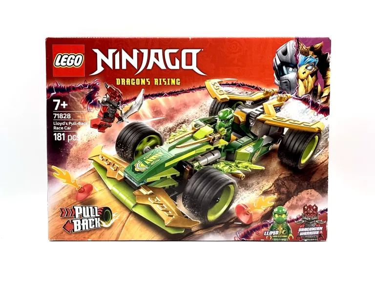 LEGO NINJAGO 71828 SAMOCHÓD WYŚCIGOWY LLOYDA Z NAPĘDEM TYPU PULL-BACK