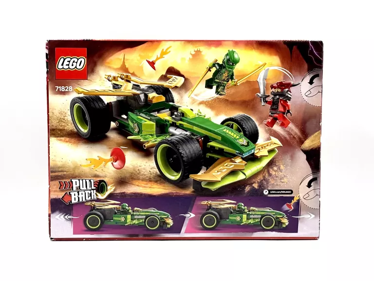 LEGO NINJAGO 71828 SAMOCHÓD WYŚCIGOWY LLOYDA Z NAPĘDEM TYPU PULL-BACK