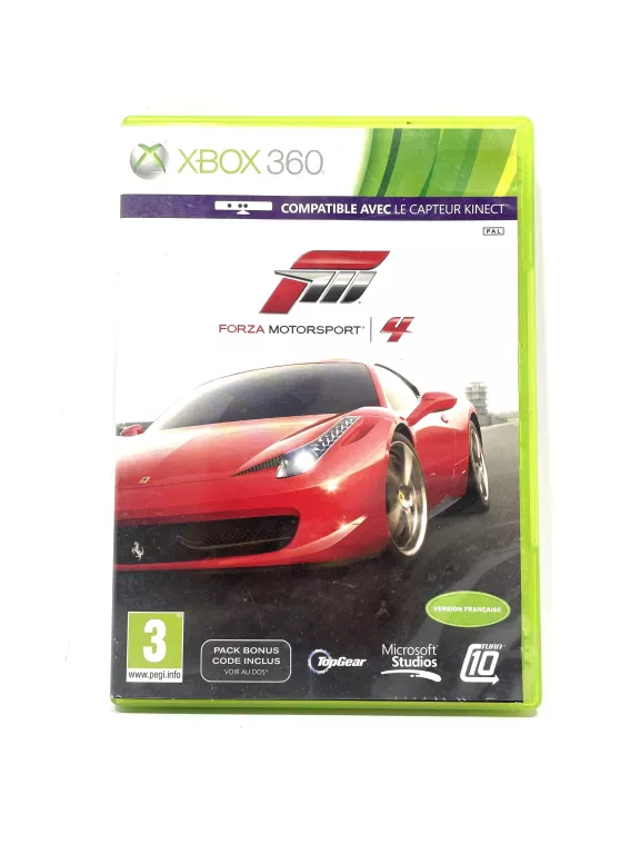 FORZA MOTORSPORT 4 XBOX 360