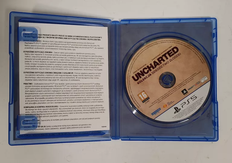 GRA PS5 UNCHARTED KOLEKCJA DZIEDZICTWO ZŁODZIEI
