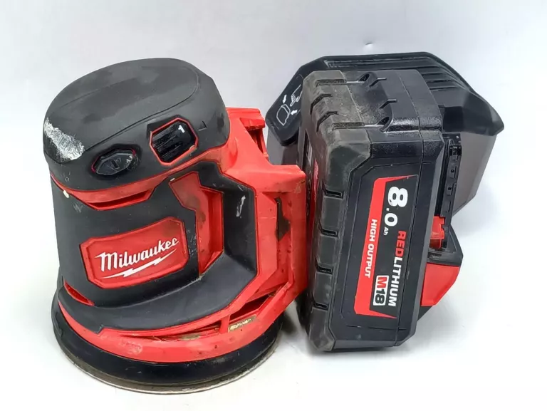 SZLIFIERKA MILWAUKEE M18 BOS125 + AKU 8.0AH
