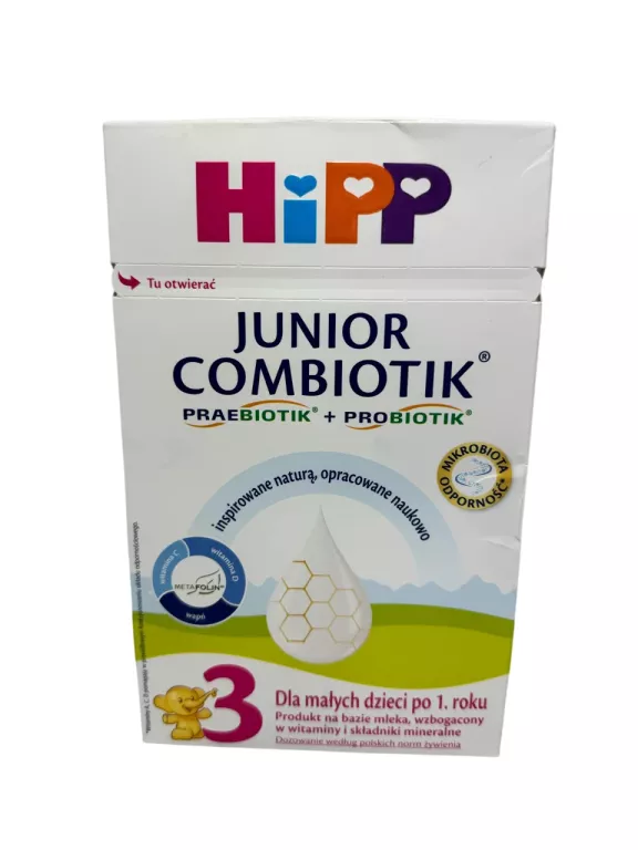 HIPP 3 BIO COMBIOTIK MLEKO DLA DZIECI PO 1R. 550 G