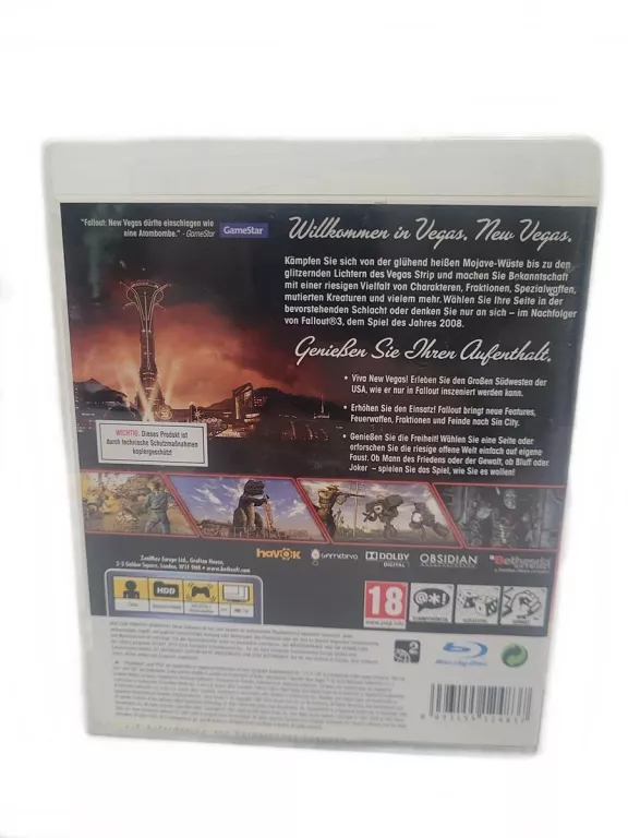 GRA PS3 FALLOUT NEW VEGAS