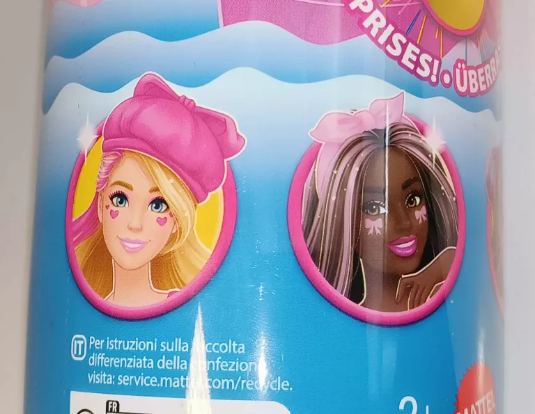 BARBIE COLOR REVEAL NIEODPAKOWANA NIESPODZIANKA 1 LALKA 4 AKCESORIA