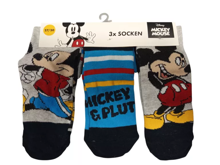 SKARPETKI MICKY MOUSE 3X 27/30