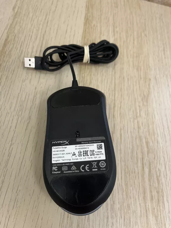 MYSZ PRZEWODOWA HYPERX HX-MC002B